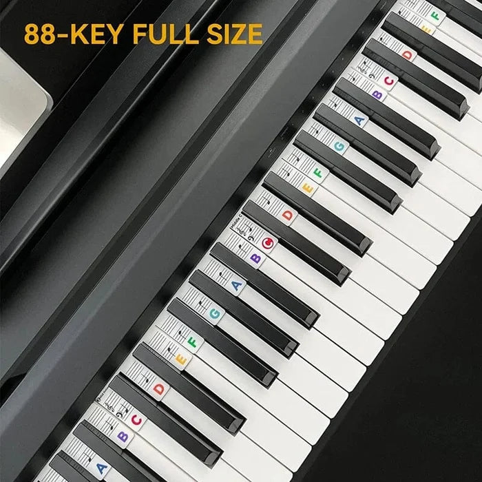 3 PCS Removable Piano Keyboard Note Labels(49% OFF)