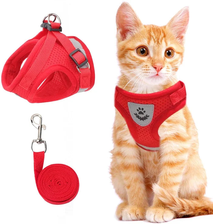 Adjustable Breathable Luminous Purrfect Feline Freedom Harness