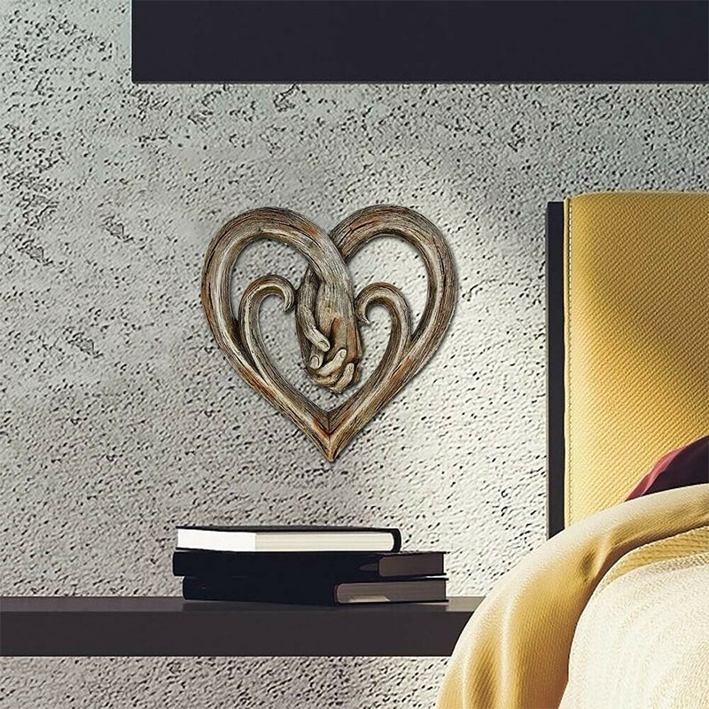 Heart Holding Hands Wall Décor - Forever Love