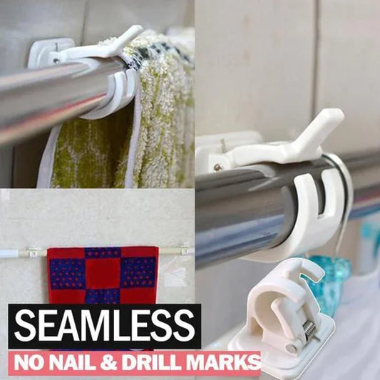 Nail-free Adjustable Rod Bracket Holders