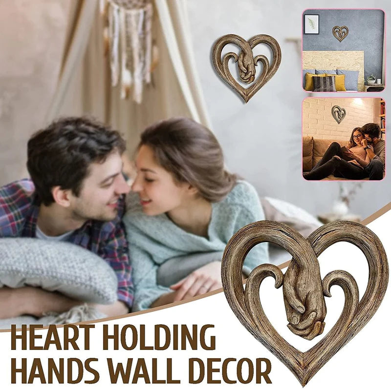 Heart Holding Hands Wall Décor - Forever Love