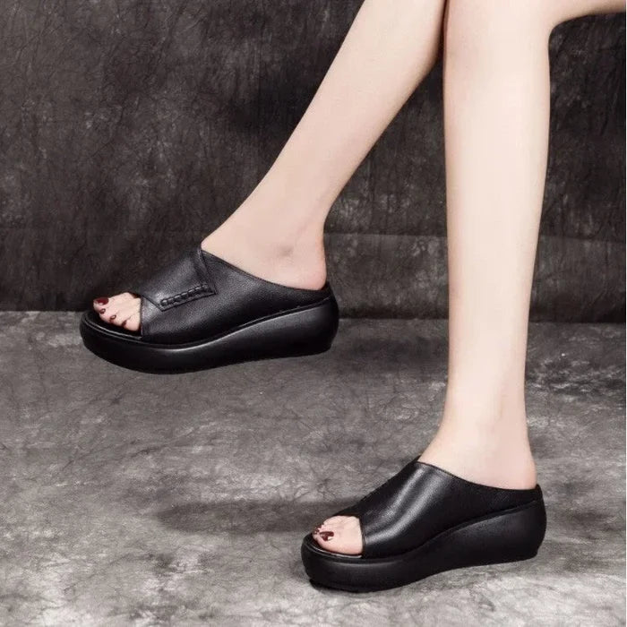 Women's New Thick-Bottomed Fish Mouth Slippers