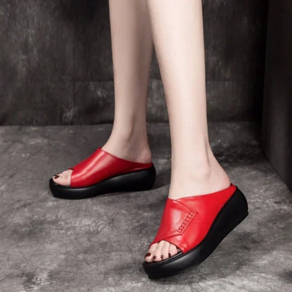 Women's New Thick-Bottomed Fish Mouth Slippers