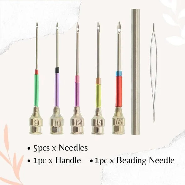 Easy Stitch Embroidery Stitching Punch Needles Set