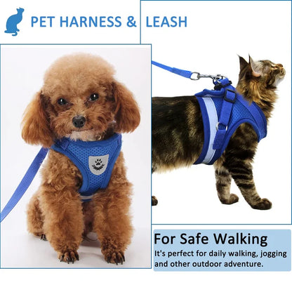 Adjustable Breathable Luminous Purrfect Feline Freedom Harness