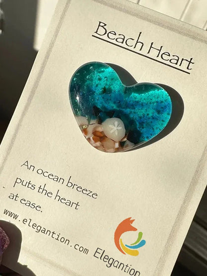 Glass Beach Pocket Heart