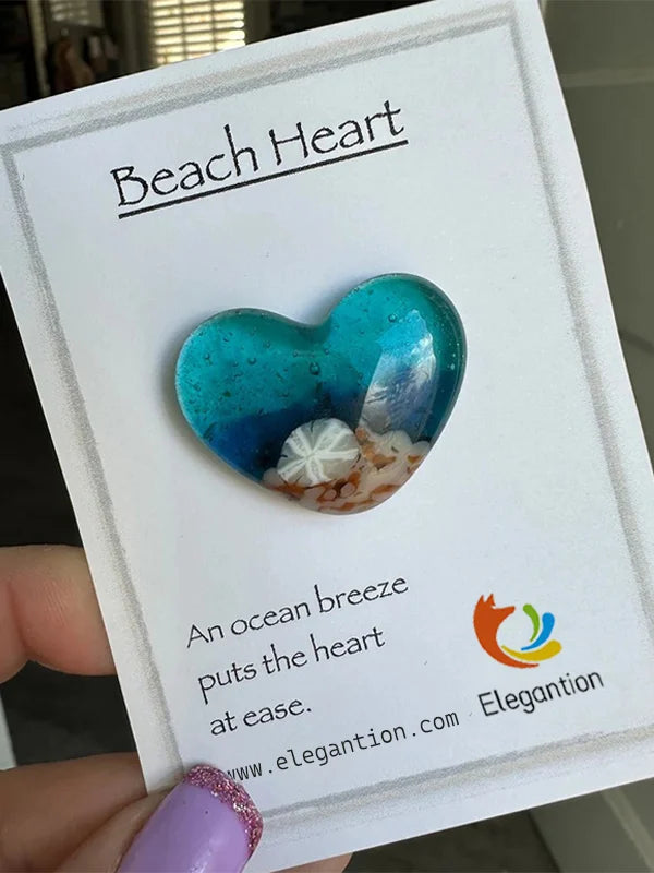 Glass Beach Pocket Heart