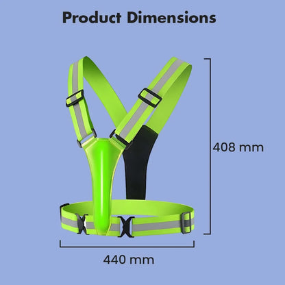 LED Reflective Vest Running Gear