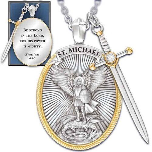 St.Michael Archangel Pendant (Necklace)