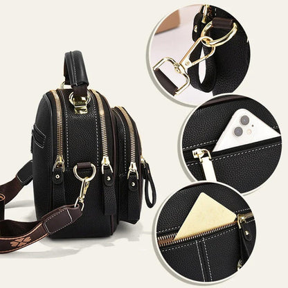 Classic Multifunctional Compartments Adjustable Crossbody Bag