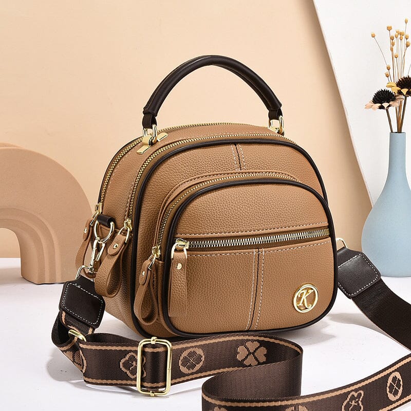 Classic Multifunctional Compartments Adjustable Crossbody Bag